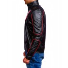 Batman Beyond Red and Black Leather Jacket